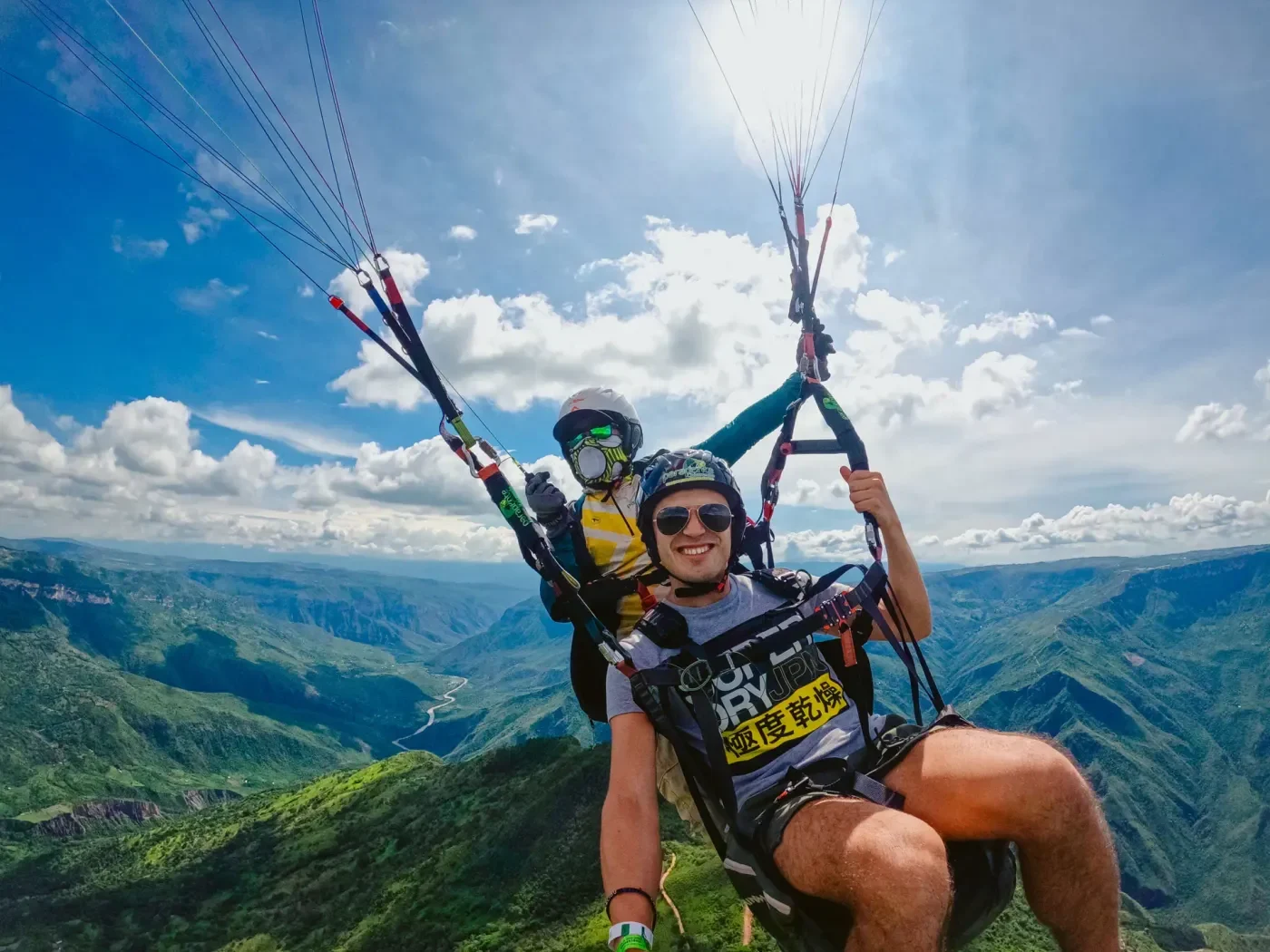 Parapente Descubrimiento en Chicamocha · Parapente Chicamocha