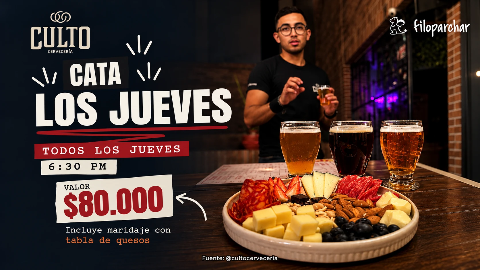 Cata de los jueves · Culto Cervecería