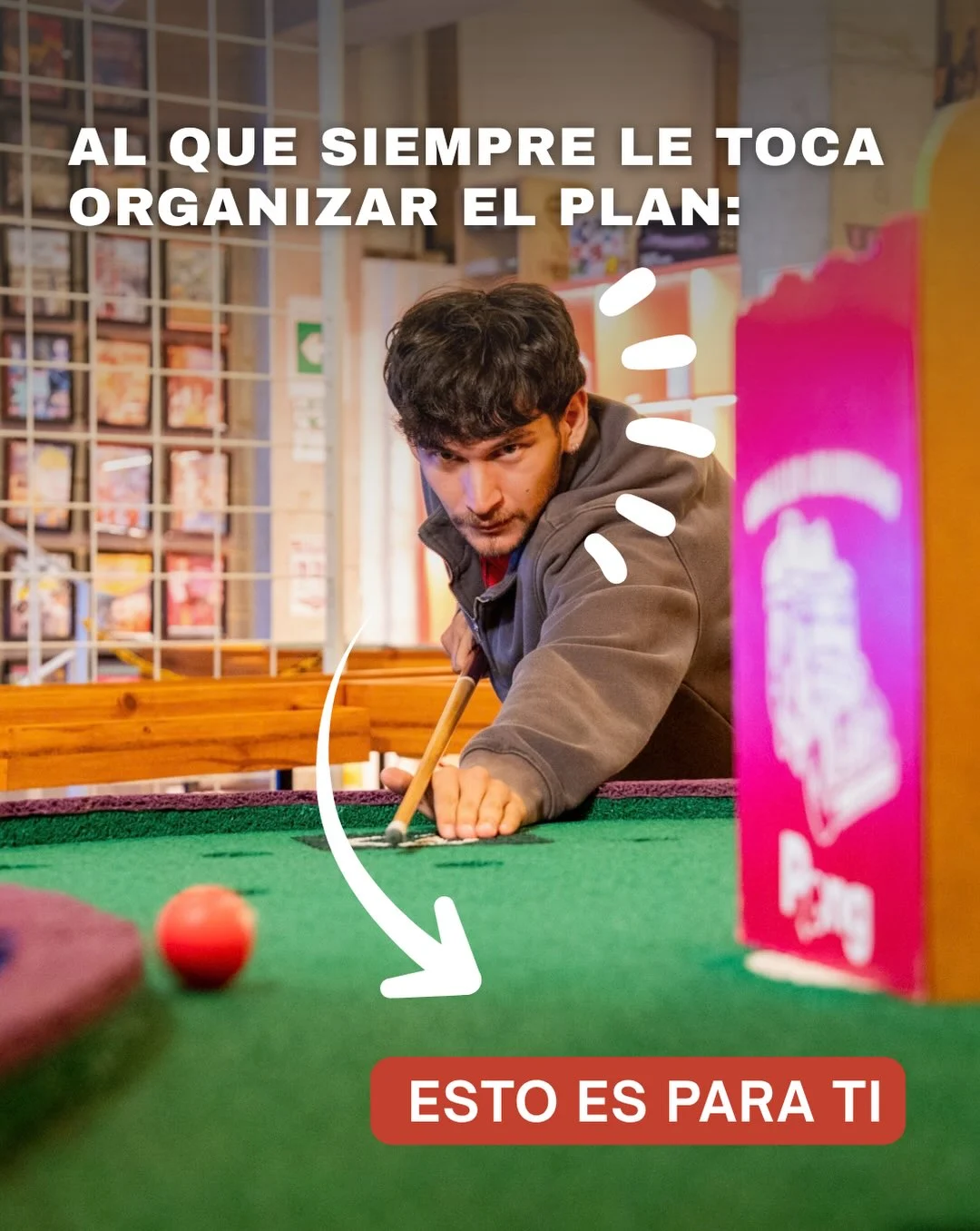 Pingpong y billar · PONG