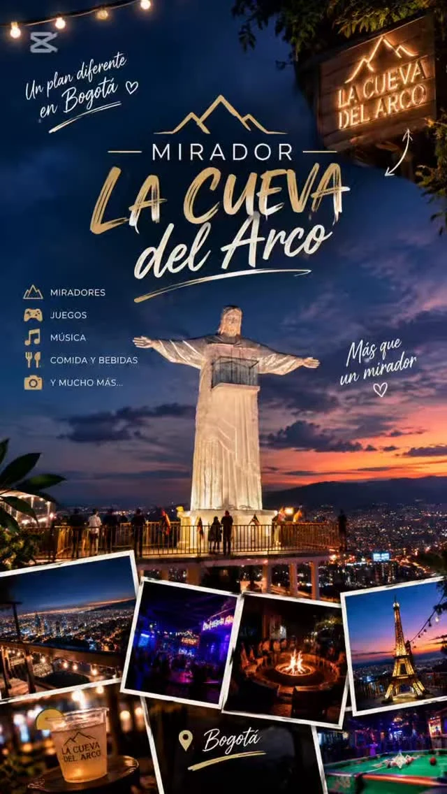 Vista de Bogotá y paseo · La Cueva del Arco