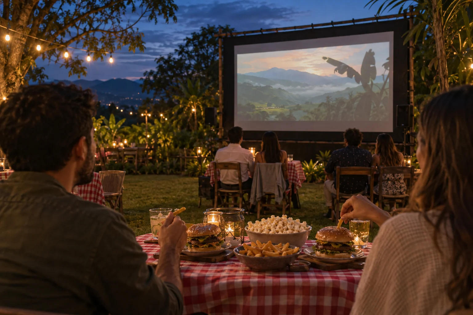Cine al aire libre · Palonegro Ecoparque