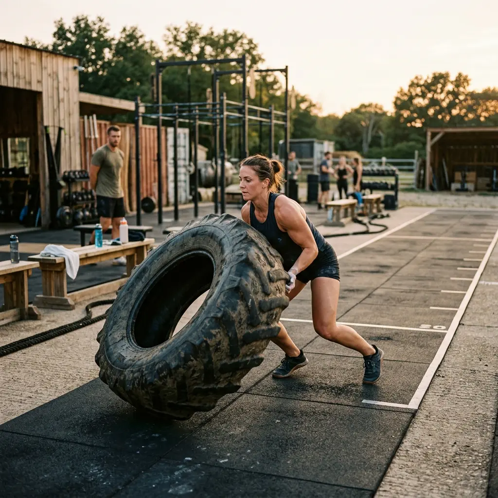 Tire Flip: Volteo de Llanta Pesada - inspiracion 2