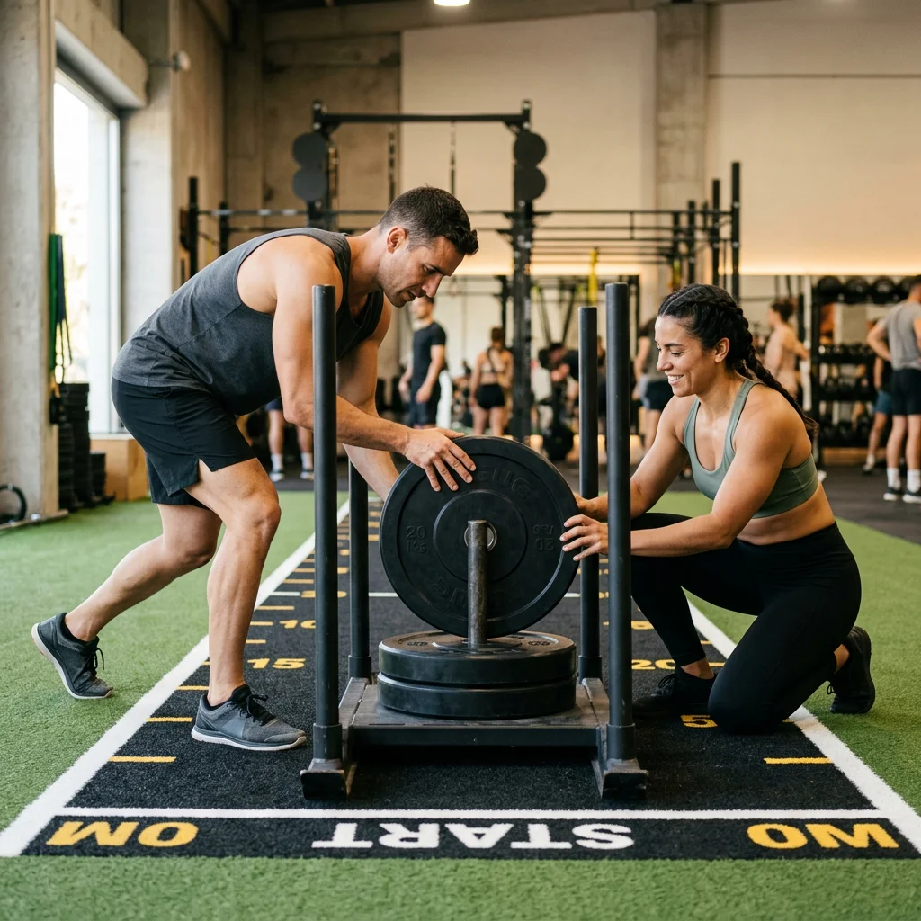 Sled Push: Empuje de Trineo con Peso - inspiracion 2