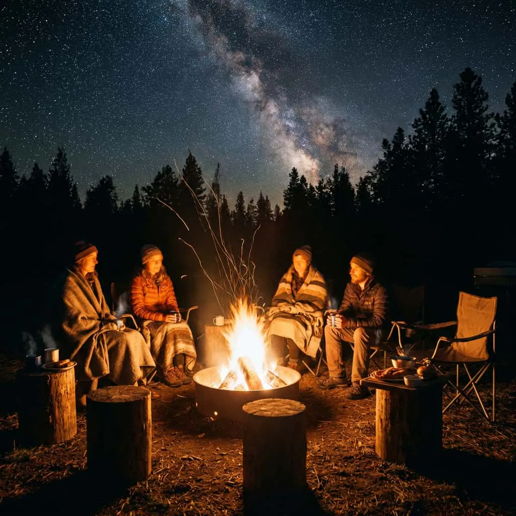 Noche de fogata - inspiracion 2