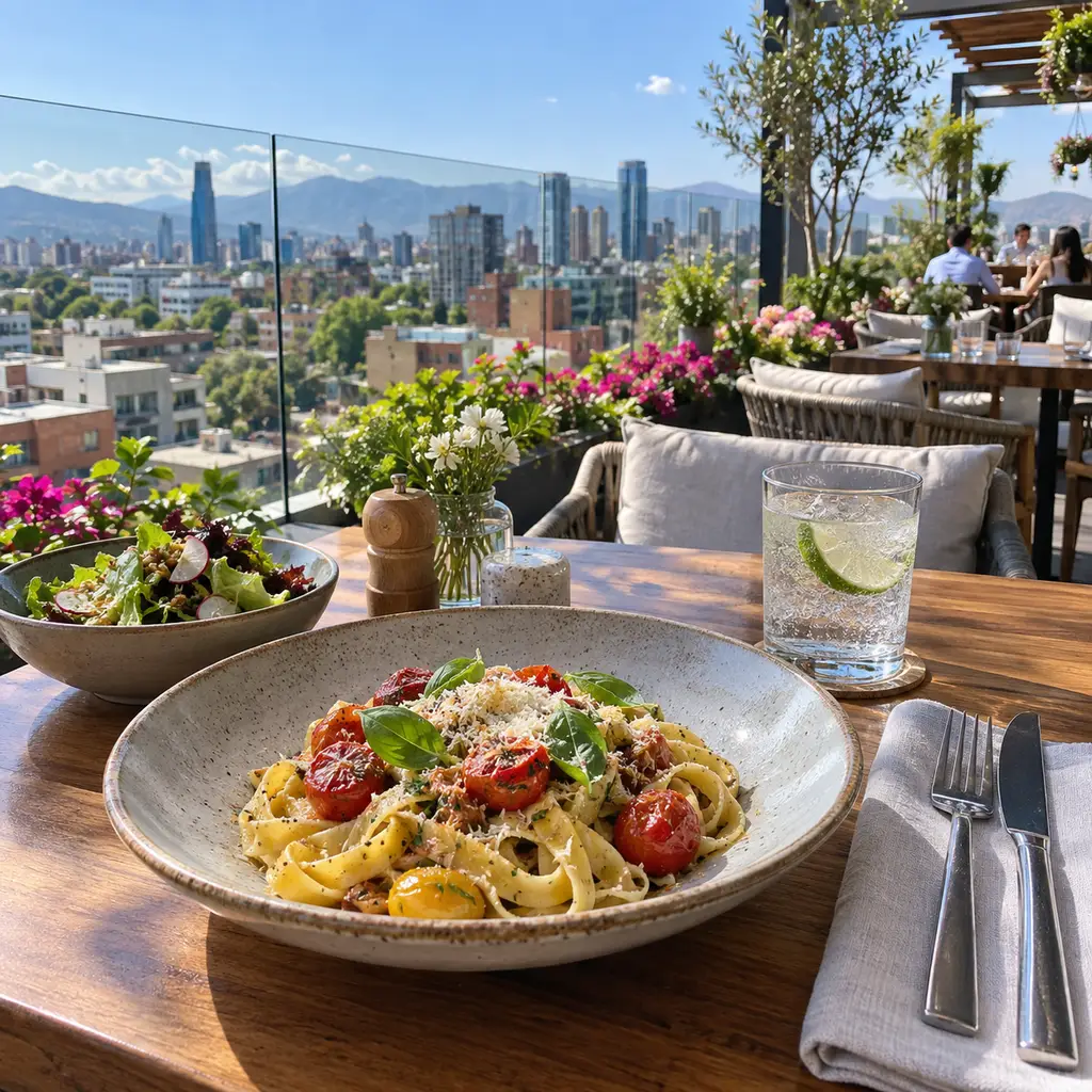 Comer en un rooftop - inspiracion 2