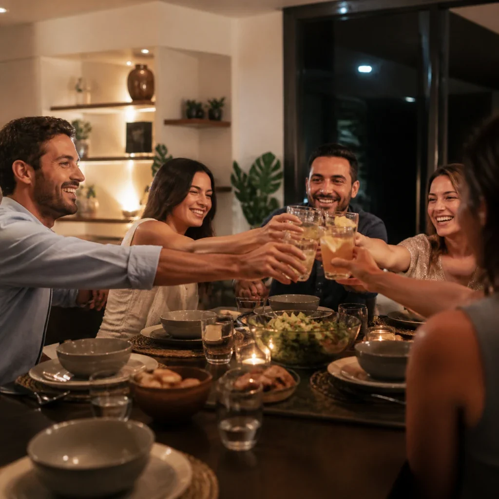 Cena Casera entre Amigos - inspiracion 2