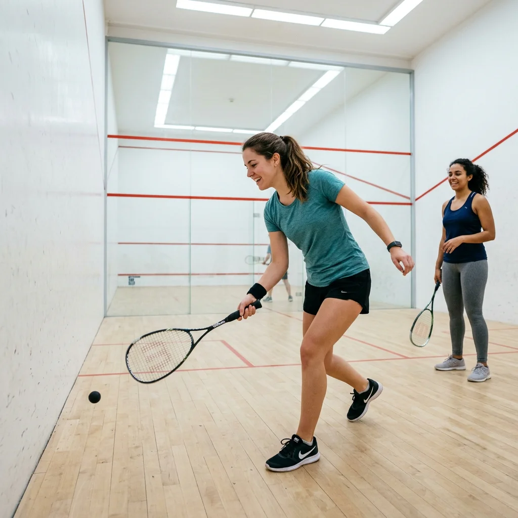 Squash o Raquetbol: Primer Duelo de Pared - inspiracion 2