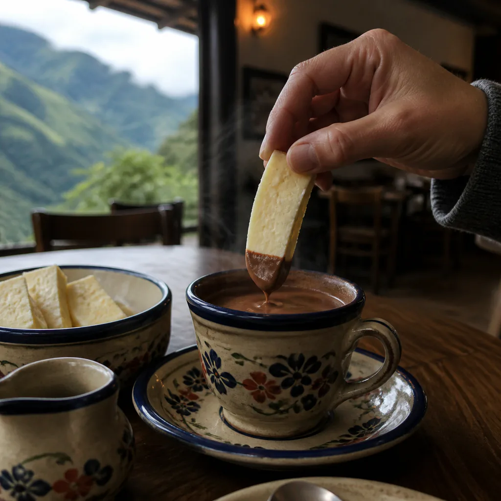 Aguapanela o Chocolate Caliente con Queso - inspiracion 2