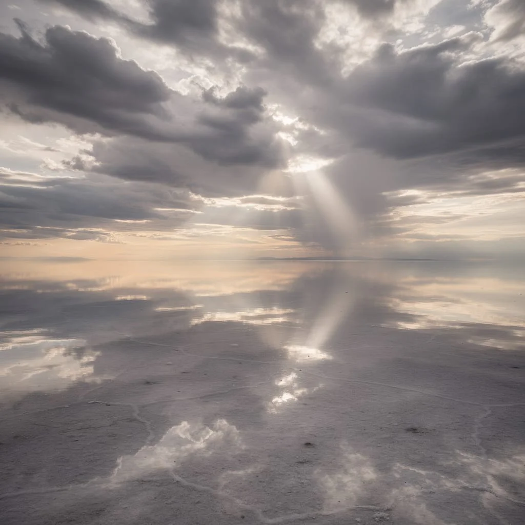 Foto en un salar cristalino - inspiracion 2